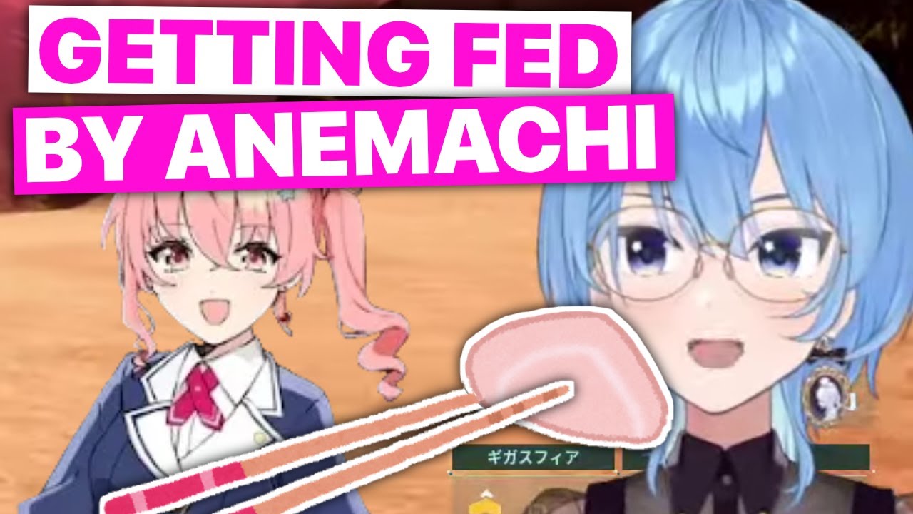 Suisei Gets Fed By Her Sister While Streaming (Hololive) [Eng Subs]