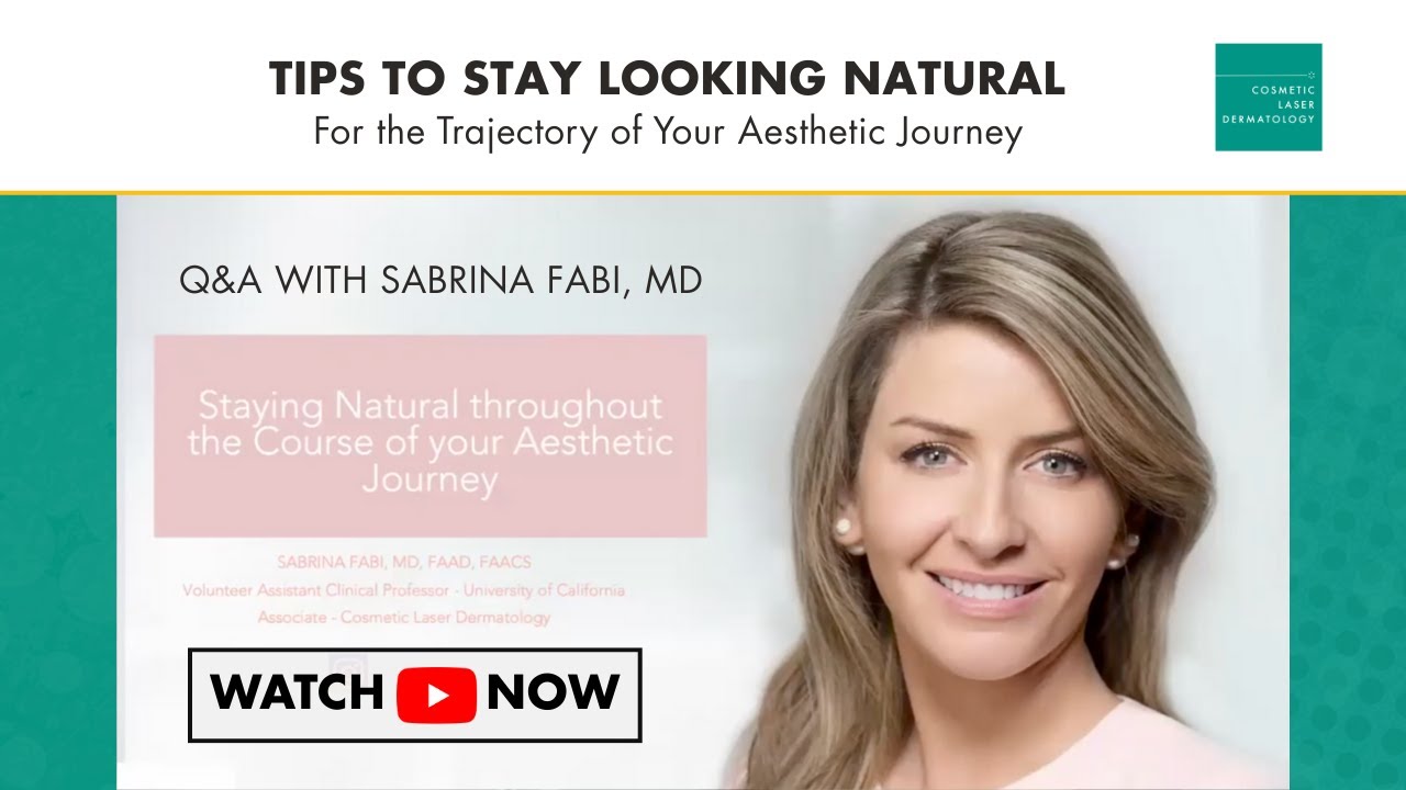 Banner for Ask Dr. Fabi: Your Guide to Staying Natural Through Every Stage of Aging