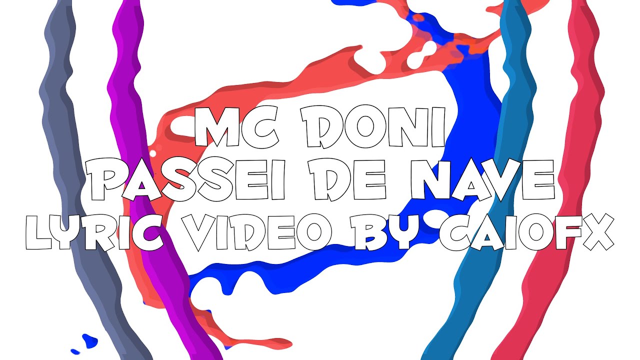 MC JottaP MC Doni Sintonia   Passei de Nave Lyric video by CaioFX