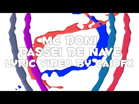 Mc Jottapê Mc Doni Sintonia - Passei De Nave