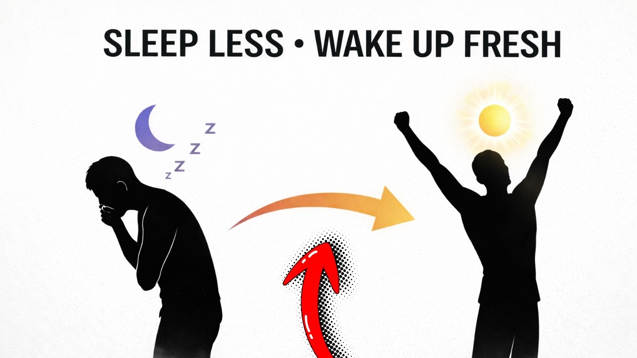 How to Sleep LESS Hours & Wake Up FRESH | Psychology Explains - YouTube