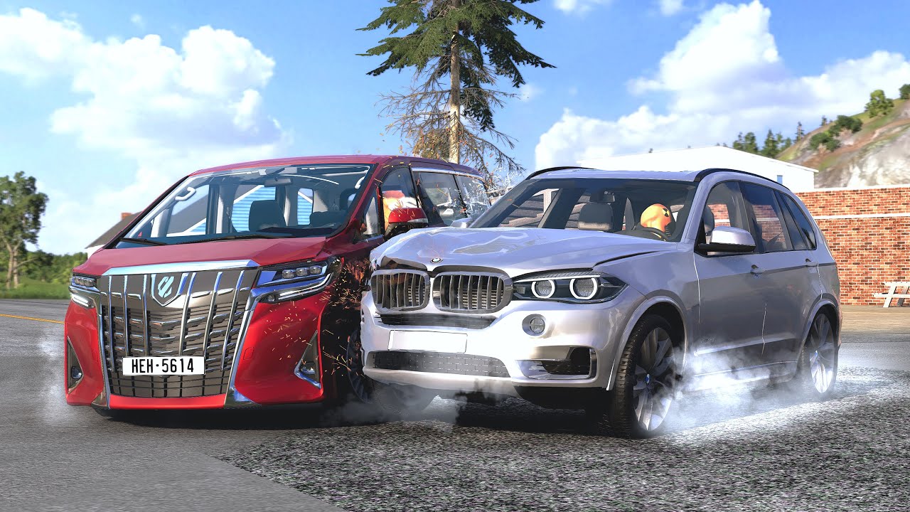 Dangerous Intersection Car Crashes #4 - BeamNG.Drive