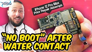 🛠️Customer’s iPhone doesn’t BOOT after WATER CONTACT - Let’s find the ISSUE! - Data Recovery Repair