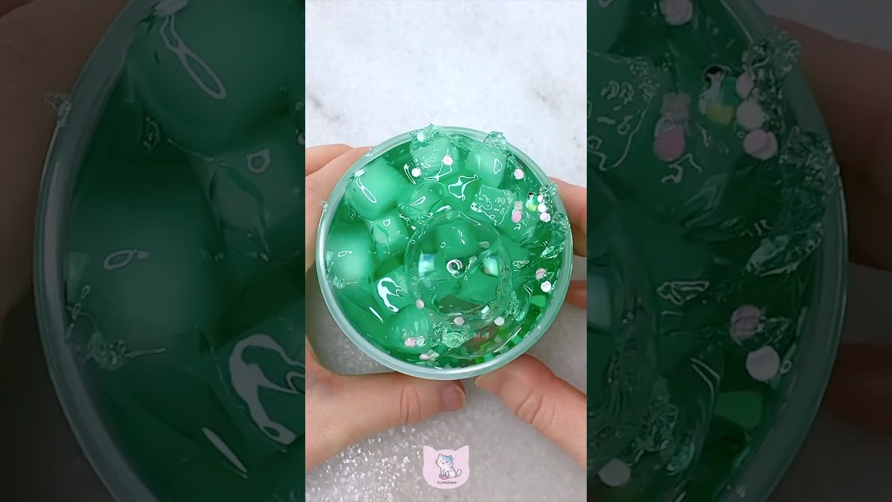 Slime ASMR 🐸🫧 Froggy Jelly Cube from 