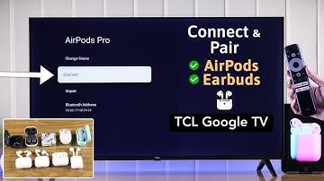 How to Pair/Connect AirPods to TCL Google TV! [Other Earbuds]