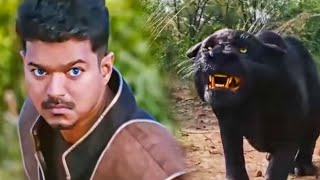 विजय ने कैसे काला चीता को अकेले ही मार गिराया Vijay Vs Black Panther | Zabardast Scene | Puli Film screenshot 1