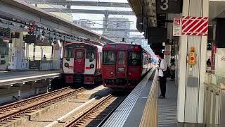 キハ185系　特急ゆふ　回送　大分駅