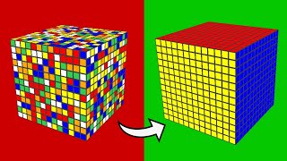 TRYING TO SOLVE A 13x13 RUBIK'S CUBE