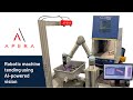 Robotic machine tending using aipowered vision