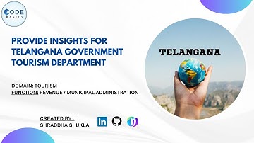 Power BI Project | Insights for the Telangana Government Tourism Department📉📊📝|