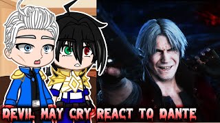 Devil May Cry React To Dante l Gacha Reaction l Net Worth