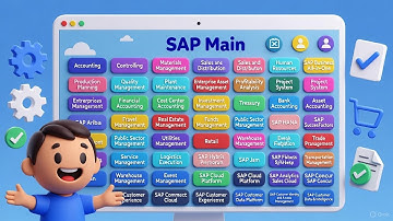 SAP Main Screen Elements and Toolbars