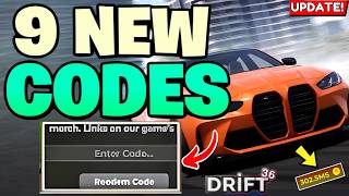 [LATEST]💫UPDATE! CODES - DRIFT 36 ROBLOX CODES 2026 - CODES FOR DRIFT 36 CODES 2026