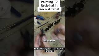 Painting 10 Uruk-hai in Record Time!