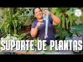 Como fazer suporte de malha para plantas | suporte para plantas pendentes | suporte resistente