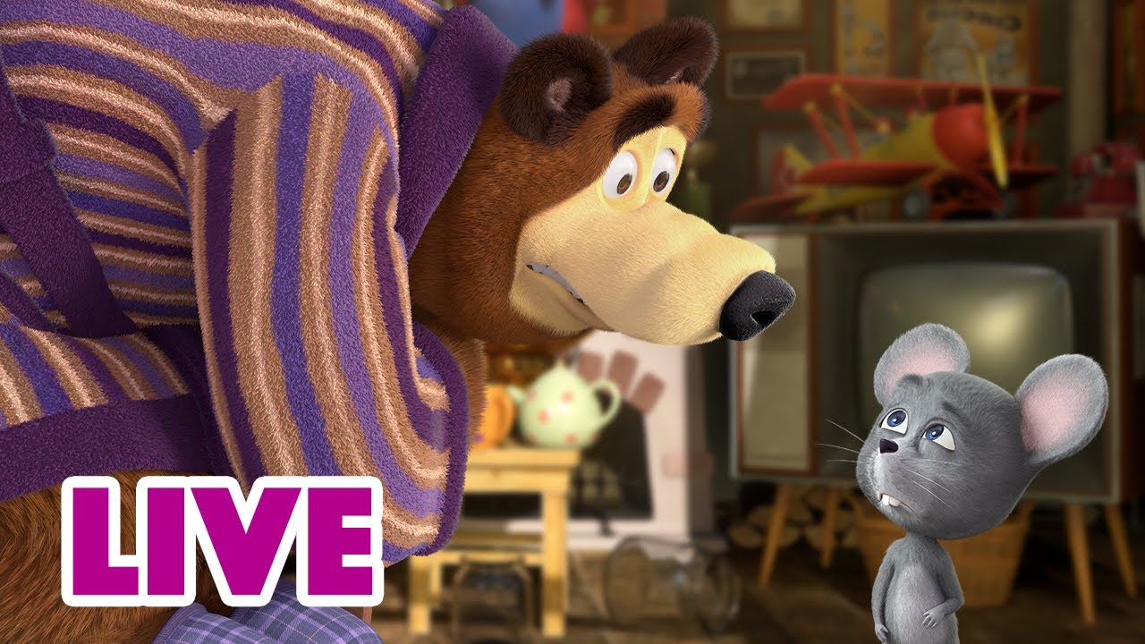 🔴 LIVE STREAM 🎬 Masha and the Bear 🏃😄 Catch and Run 🏃😄