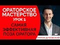 Ораторское мастерство для начинающих. Урок 1. Поза оратора. Уроки ораторского мастерства. Духовский✅