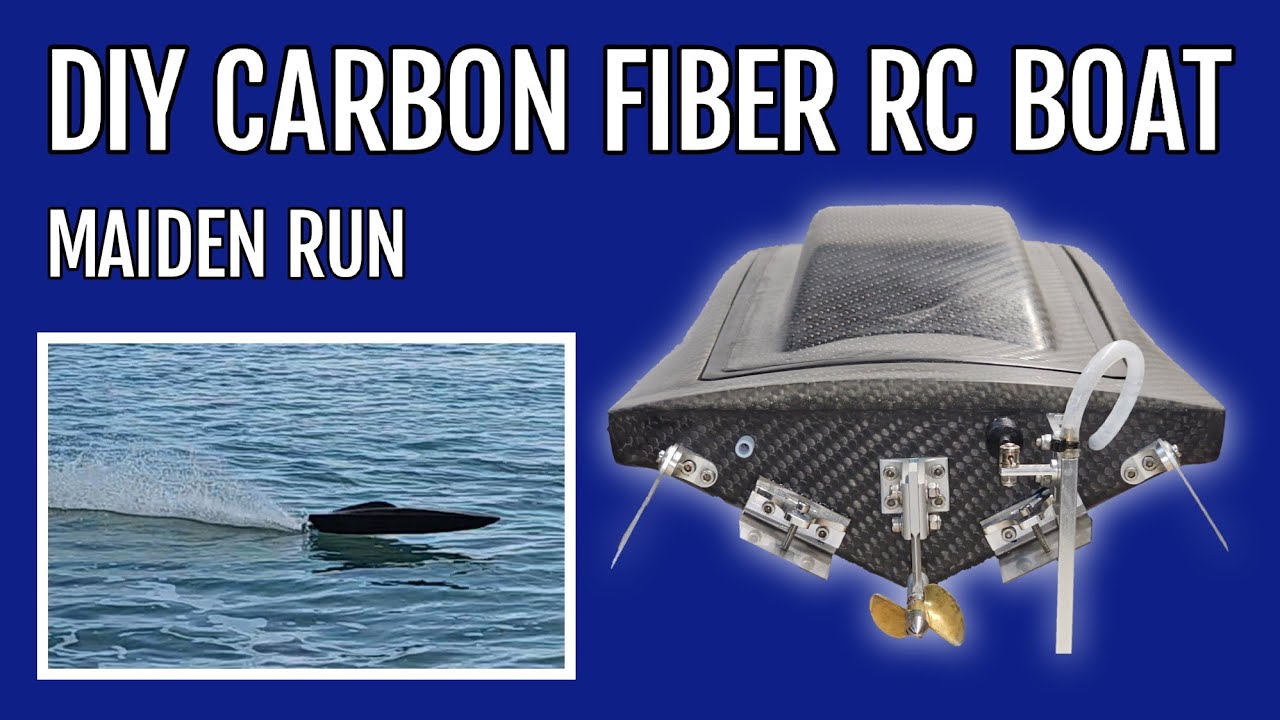 DIY Carbon Fiber RC Boat - Overview and First Test