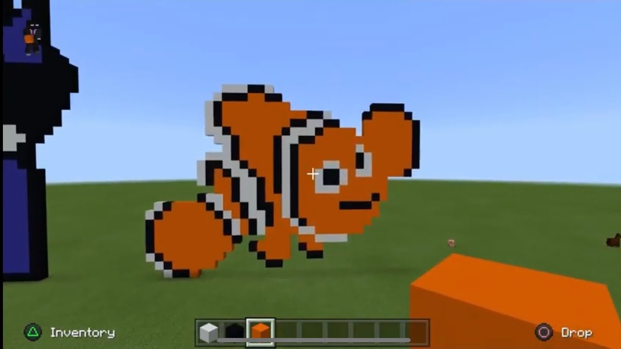 Minecraft Pixel Art Tutorial- Nemo