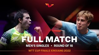 FULL MATCH | Hugo CALDERANO vs Truls MOREGARD | MS R16 | WTT Cup Finals Xinxiang 2022