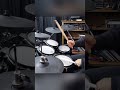 Double Stroke Roll in a ROCK Groove | Drum Rudiments | Hand Technique | Electronic Drums #shorts