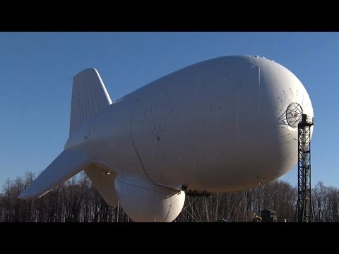 U.S. Army uses giant blimp to test air defense