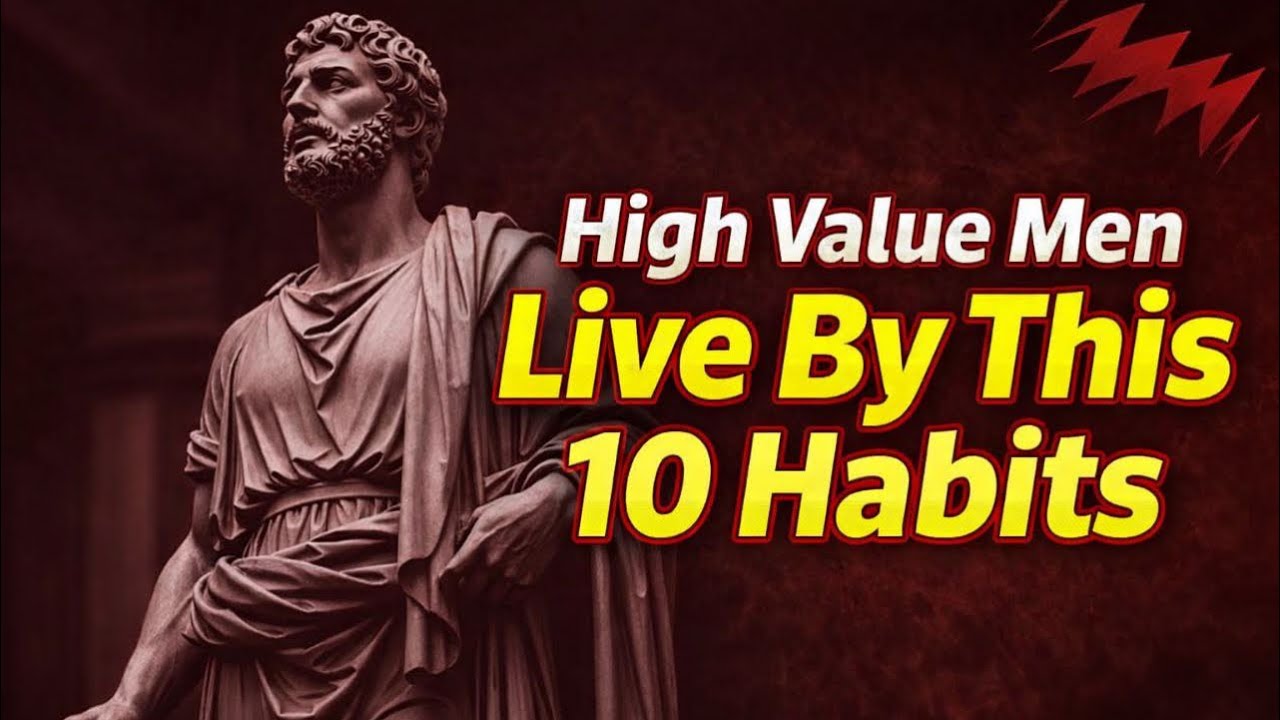 10 Habits of High-Value Men You Must Acquire - Most Men Lack These Habits | Stoicism 