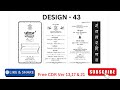 Indian Wedding Cards Latest Design  | Shadi Card | Vivah Card |  Hindu Wedding Card | W-43