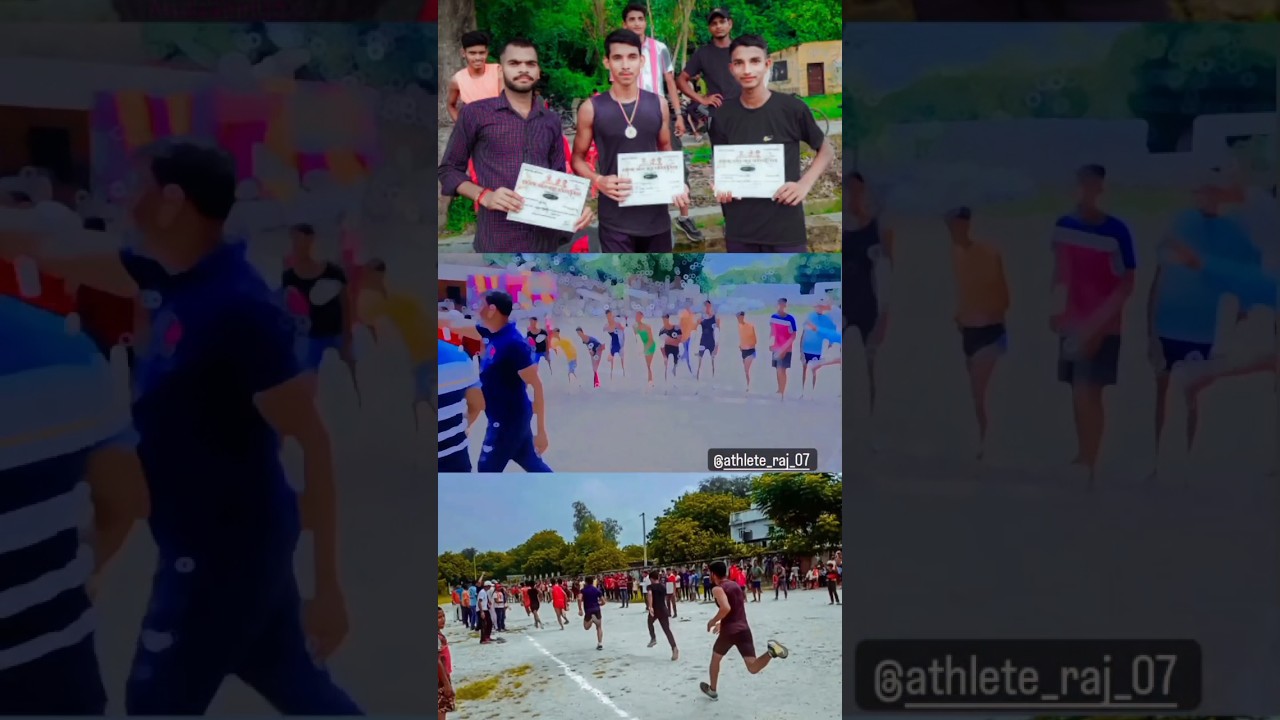 400m in 56sec race competition mini stadium 🏟️ gorha 