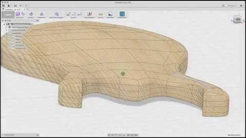 Fusion360 Guitar Body Carving