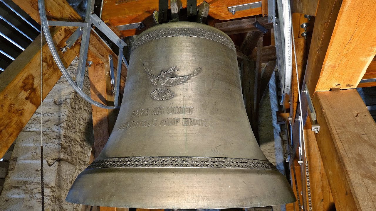 Balingen (D - BW) Die Glocken der evangelischen Stadtkirche  (10 Jahre Friedensglocke)