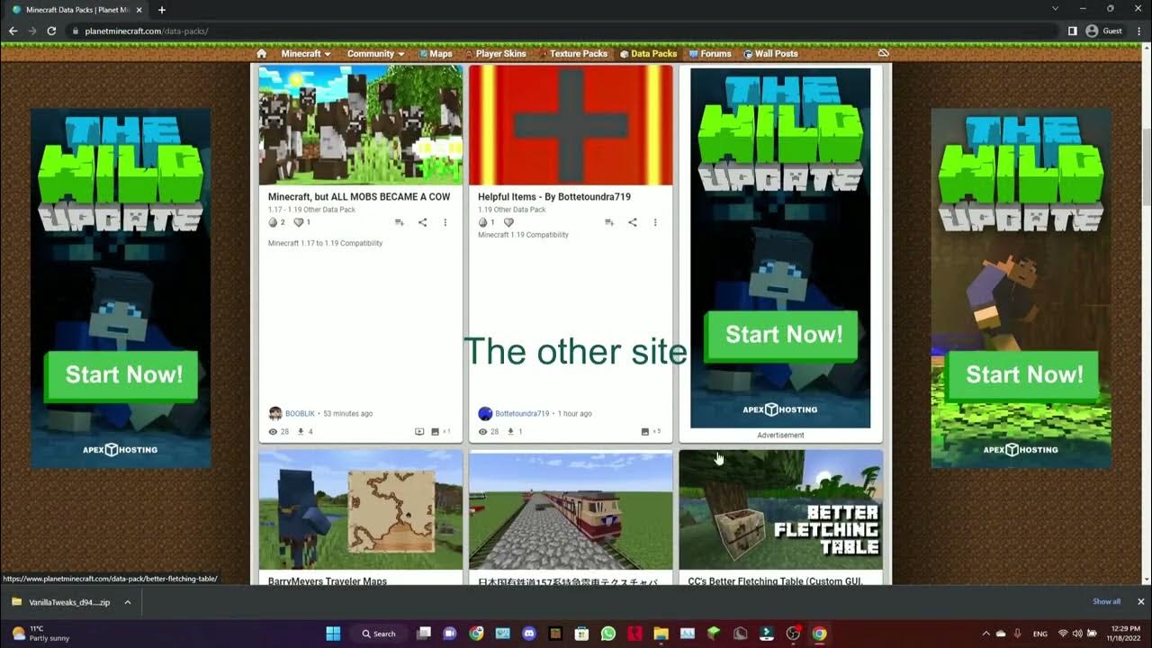 How to install a datapack for minecraft YouTube