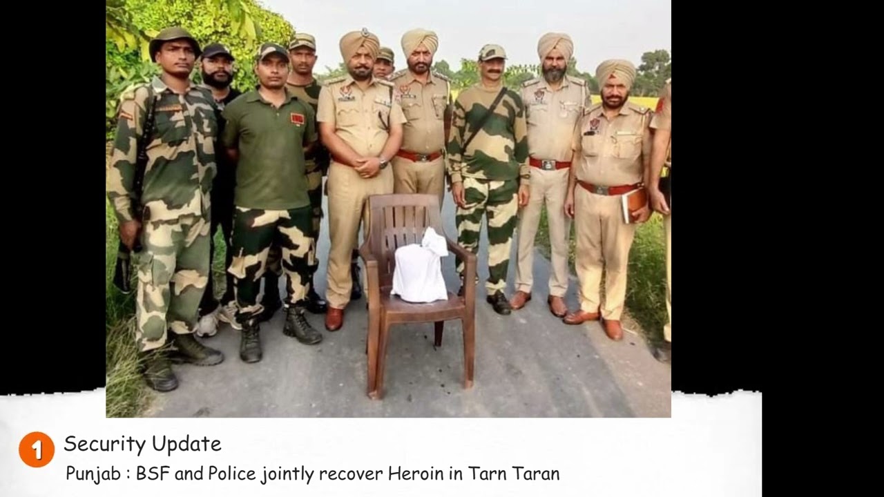 Punjab:BSF and Police jointly recover Heroin in Tarn Taran 