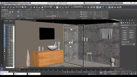 3DsMax Tutorials, Tutorial on 3D Modeling, Texturing & Lighting a  Luxury Bathroom in 3dsmax  Part 5