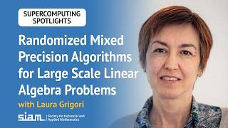 Randomized Mixed Precision Algorithms for Large Scale Linear Algebra Problems with Laura Grigori