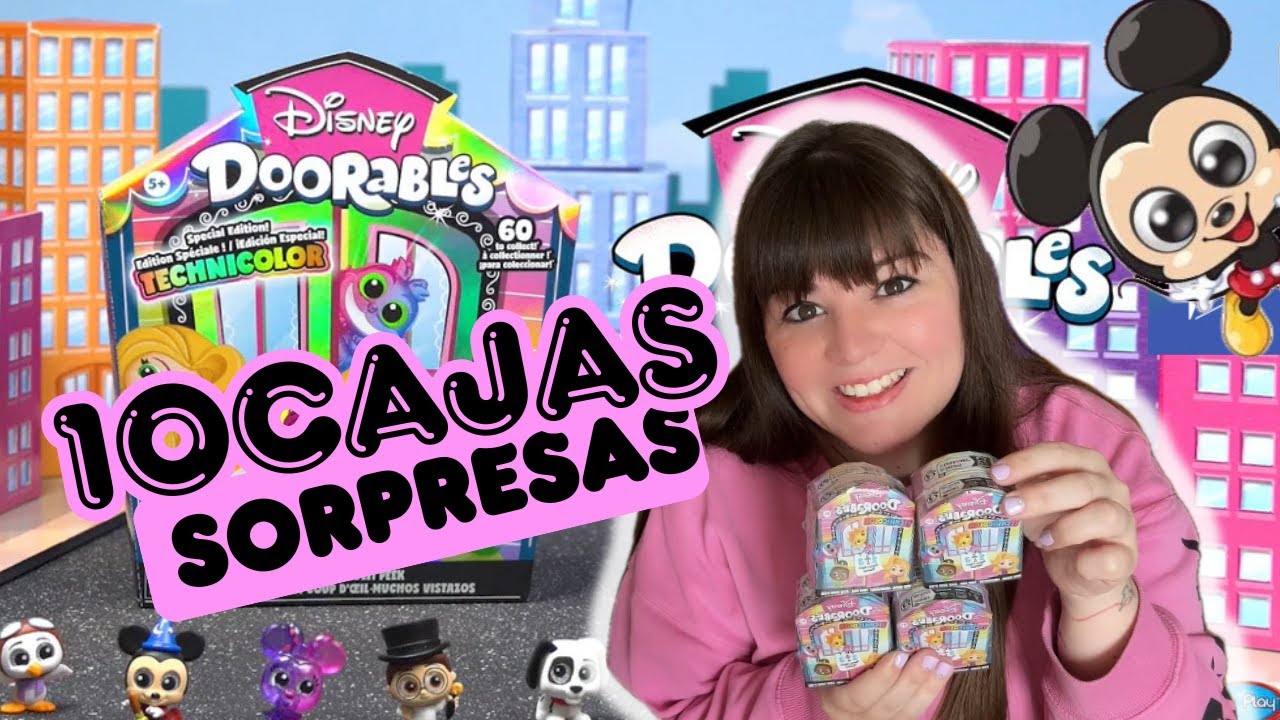 ABRIMOS 10 CAJAS SORPRESA DISNEY DOORABLES Me Tocar Alguno Raro abrimos-10-cajas-sorpresa-disney-doorables-me-tocar-alguno-raro