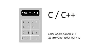 CALCULADORA Simples em C | 4 Operações Básicas