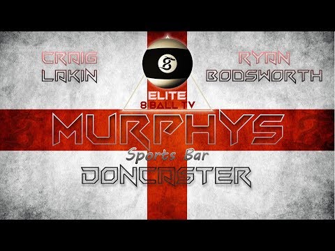 elite fitness Craig Lakin v Ryan Bodsworth - Murphy's English Open - Elite 8 Ball TV