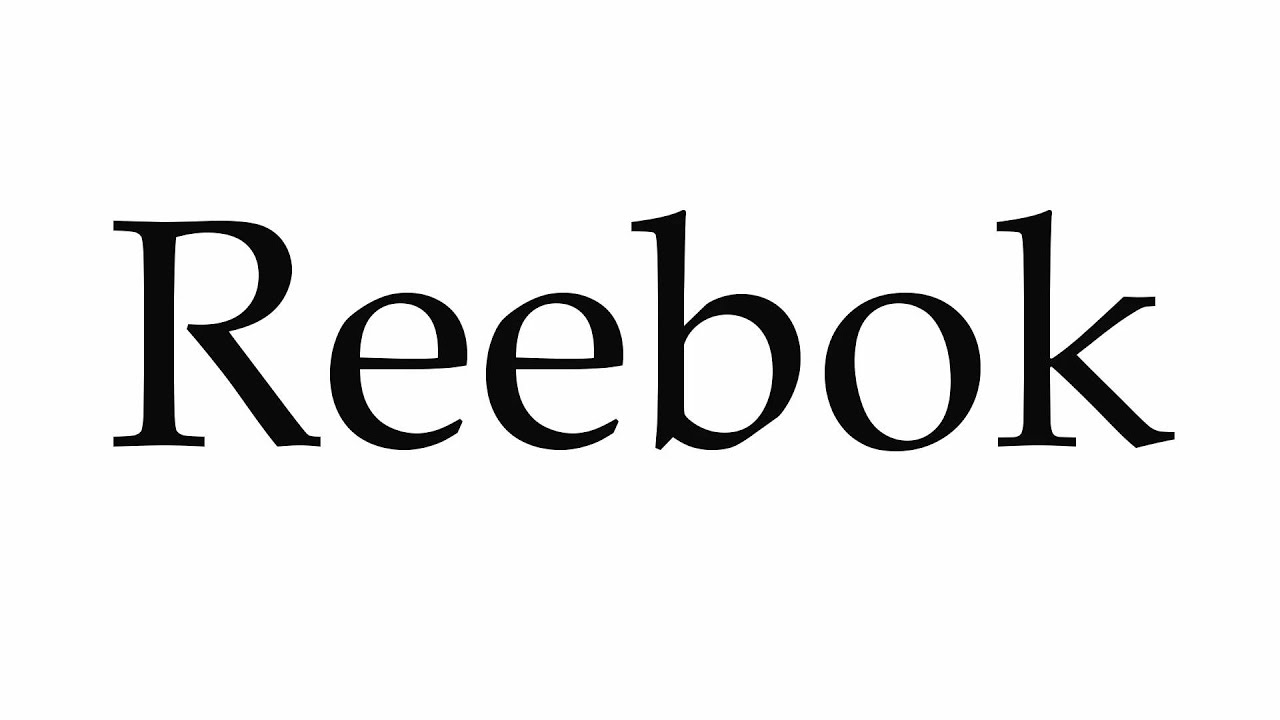 reebok pronunciation in english