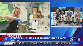 Students launch experiment into space