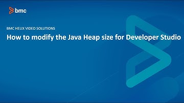 BMC Remedy: How to modify the Java Heap size for Developer Studio