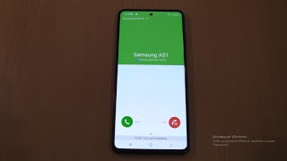 Samsung Galaxy A51 fake Over the Horizon incoming call Resimi