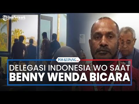 Delegasi Indonesia Walk Out dari Forum Melanesia Internasional saat Benny Wenda Bicara