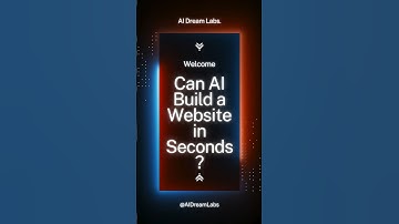 Can AI Build a Website in Seconds? 🤖 (The Future is Here!)