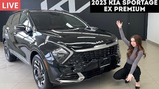 LIVE: 2023 KIA Sportage EX Premium - with RED interior!