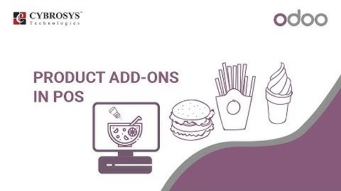 Product add-ons in Odoo POS | Odoo App | Odoo POS Add on