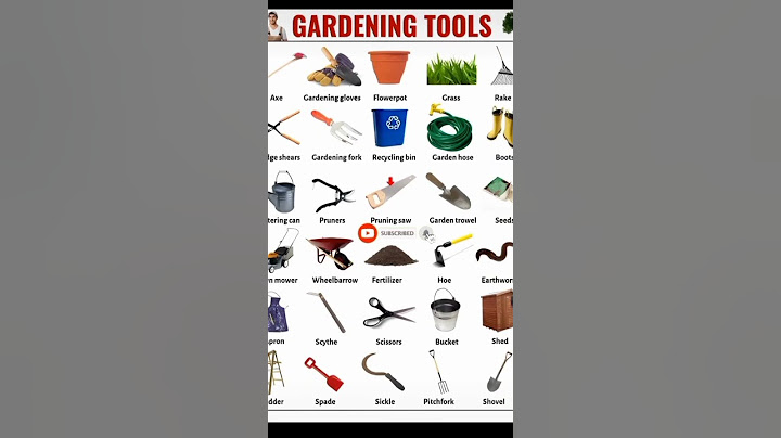 gardening tools |gardening tools and their uses |garding tools name in English