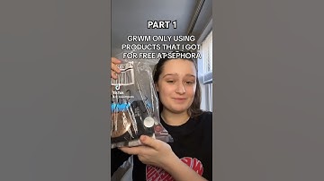 ONLY USING FREE SEPHORA PRODUCTS GRWM #makeup #grwm #sephora #beautyproducts #getreadywithme