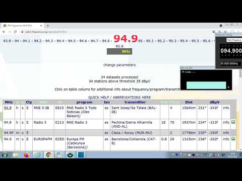 FM DX Es - 030720 0924UTC - 94.9 Europa FM (E) Barcelona/Collserola (CAT-B) 20kW 1315km