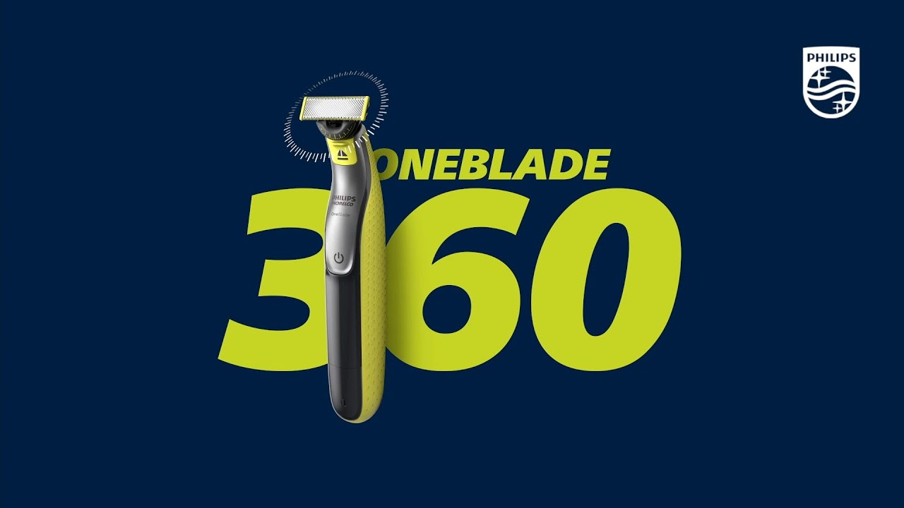 Philips Norelco OneBlade 360: trim, edge or shave any length of hair 